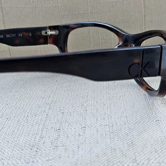 Calvin Klein CK Glasses/Sunglasses Frame Brown Tortoise 55[]17 125 Eyeglasses - Picture 7 of 12